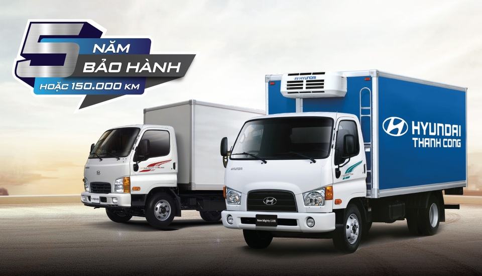 Xe thương mại Hyundai mở rộng hệ thống, tăng bảo hành 5 năm - 1 Xe thương mại Hyundai mở rộng hệ thống, tăng bảo hành 5 năm - 1