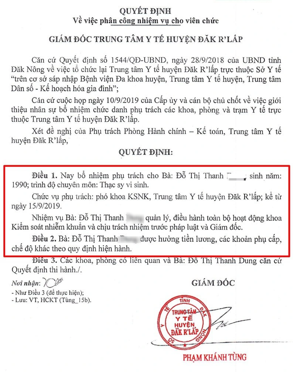 Thêm một nữ nhân viên hợp đồng được bổ nhiệm “thần tốc” làm lãnh đạo - 2 Thêm một nữ nhân viên hợp đồng được bổ nhiệm “thần tốc” làm lãnh đạo - 2