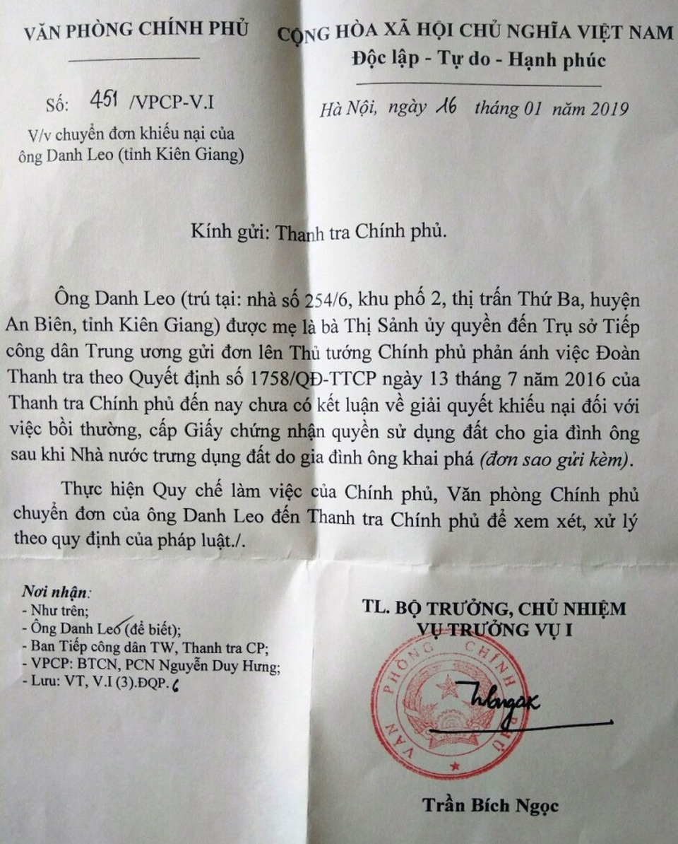 Công an Kiên Giang thông tin bất ngờ vụ cụ bà 23 năm mang thân phận bị can! - 5 Công an Kiên Giang thông tin bất ngờ vụ cụ bà 23 năm mang thân phận bị can! - 5