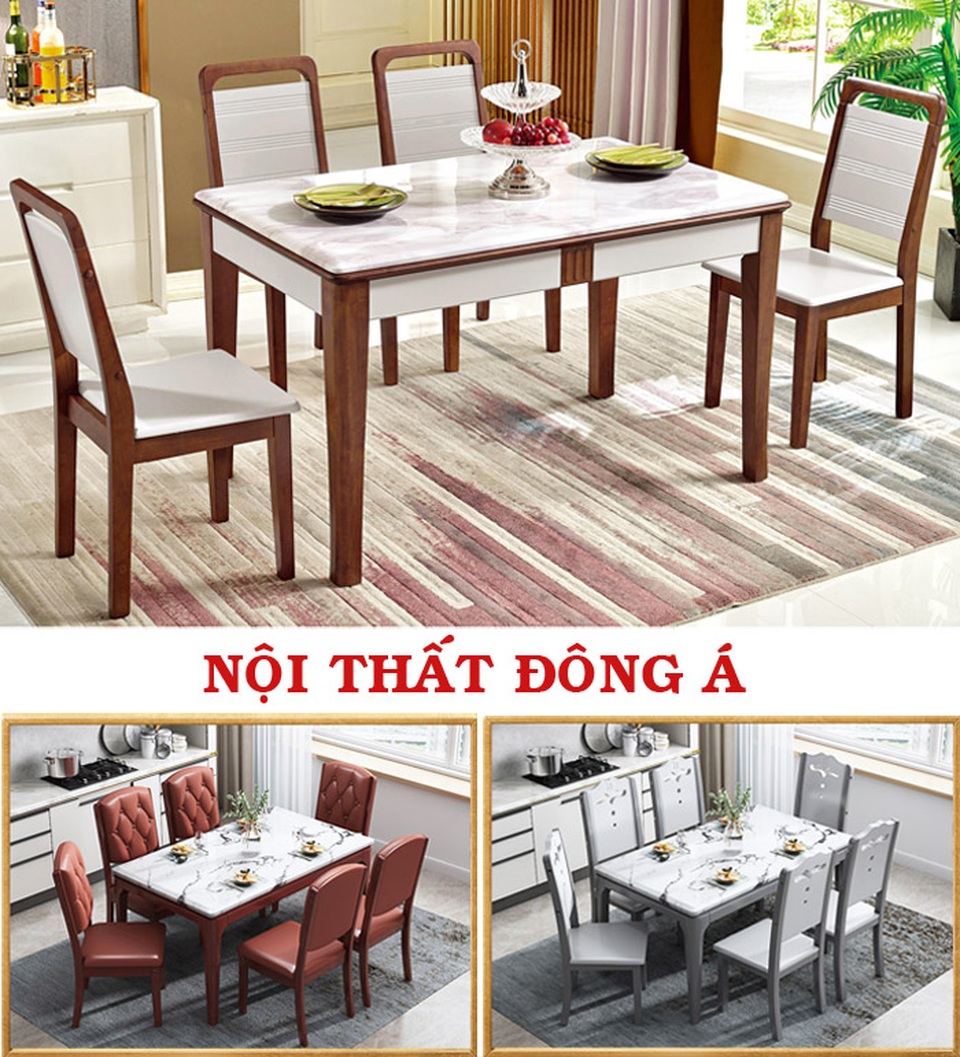 Nội thất Đông Á khuyến mãi bàn ăn từ 36- 60% kèm theo quà tặng hấp dẫn giá trị cao - 2 Nội thất Đông Á khuyến mãi bàn ăn từ 36- 60% kèm theo quà tặng hấp dẫn giá trị cao - 2