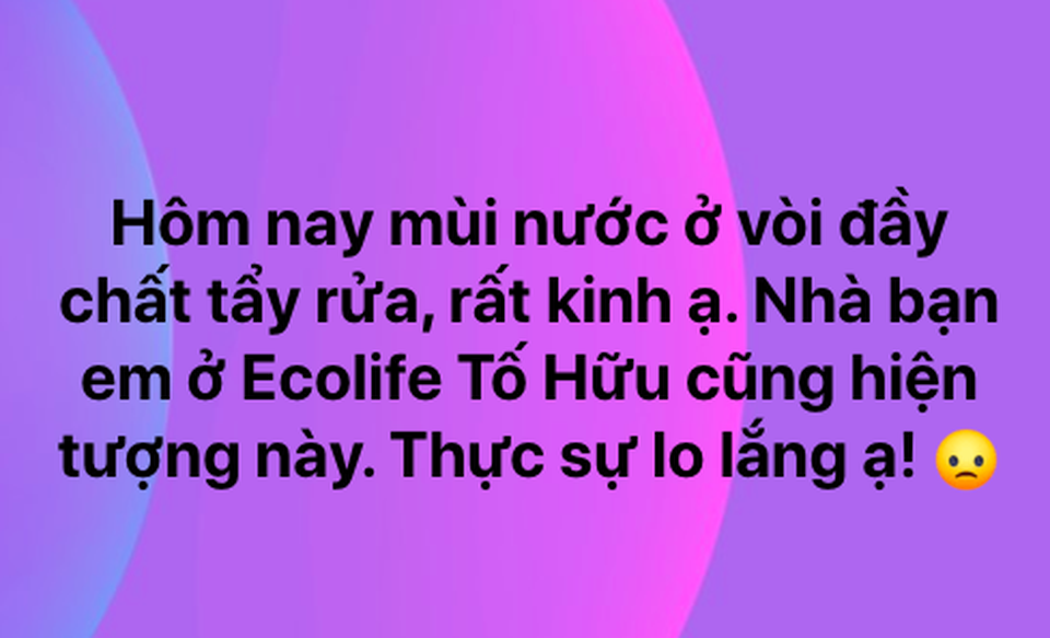 Khốn khổ ở nhiều chung cư: Chưa xong vụ nước đen kịt, lại bị mùi lạ tấn công - 2 Khốn khổ ở nhiều chung cư: Chưa xong vụ nước đen kịt, lại bị mùi lạ tấn công - 2