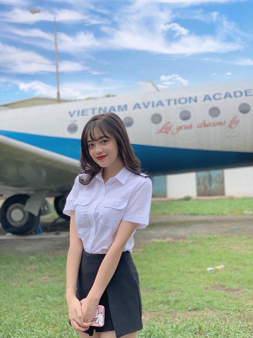 Nhan sắc xinh tươi của nữ sinh học viện Hàng không - 1 Nhan sắc xinh tươi của nữ sinh học viện Hàng không - 1
