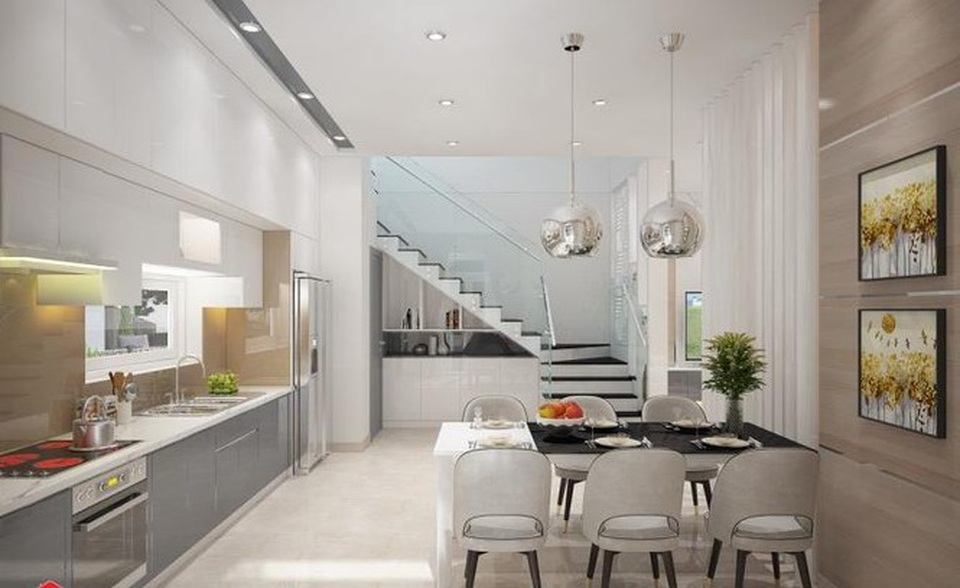 Nhà ống hai tầng kết hợp sân thượng đẹp miễn chê - 3 Nhà ống hai tầng kết hợp sân thượng đẹp miễn chê - 3