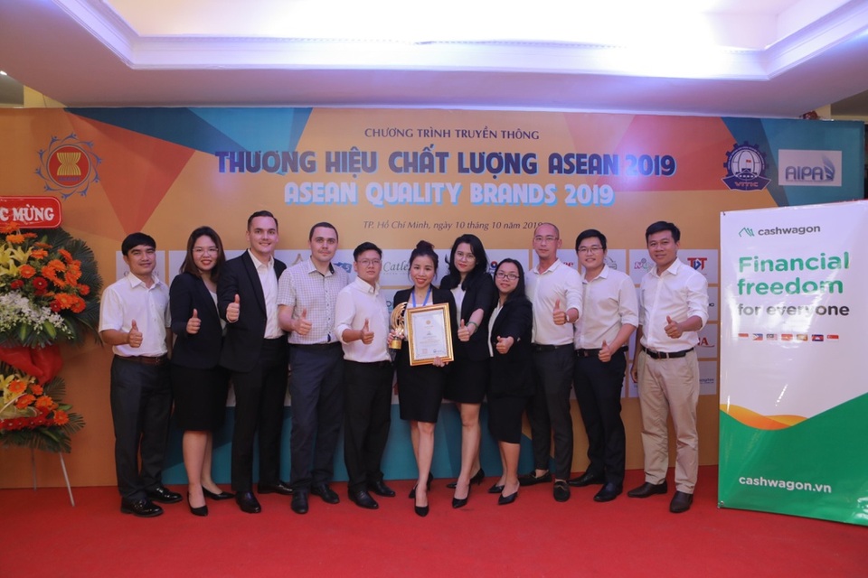 Cashwagon lọt Top 10 “Thương hiệu chất lượng Asean 2019” - 2