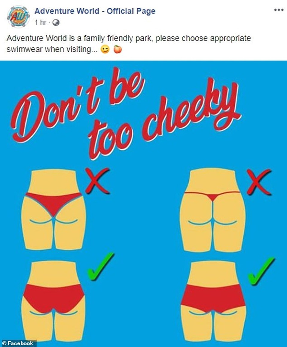 Công viên cấm du khách khoe vòng 3 táo tợn - 1