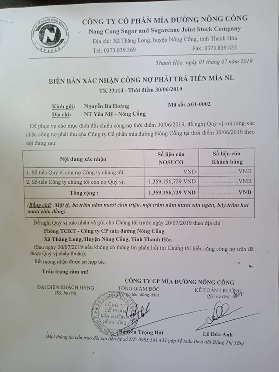 Người trồng mía khốn đốn vì công ty mía đường không chịu trả nợ - 2 Người trồng mía khốn đốn vì công ty mía đường không chịu trả nợ - 2