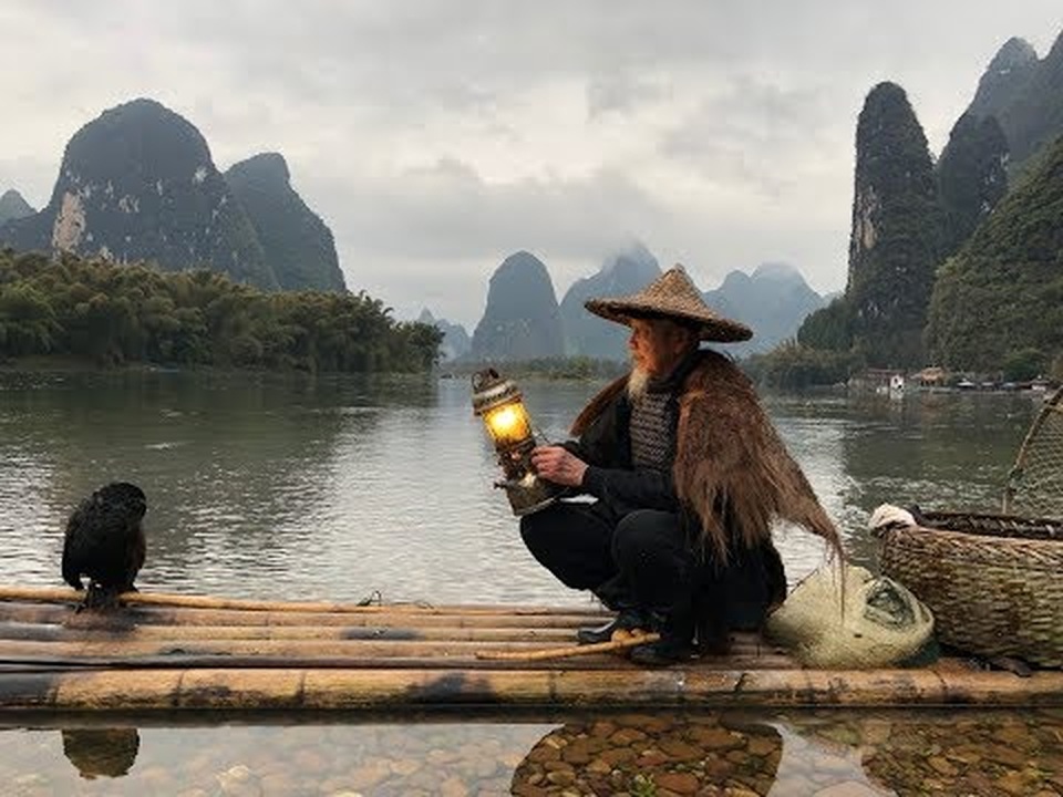 Độc đáo nghệ thuật câu cá trên sông ... bằng chim - 4 Độc đáo nghệ thuật câu cá trên sông ... bằng chim - 4