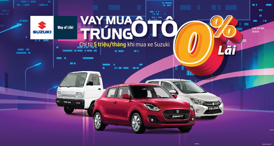 TPBank và Suzuki hợp tác cho vay mua ô tô chỉ với 0% lãi suất - 1 TPBank và Suzuki hợp tác cho vay mua ô tô chỉ với 0% lãi suất - 1