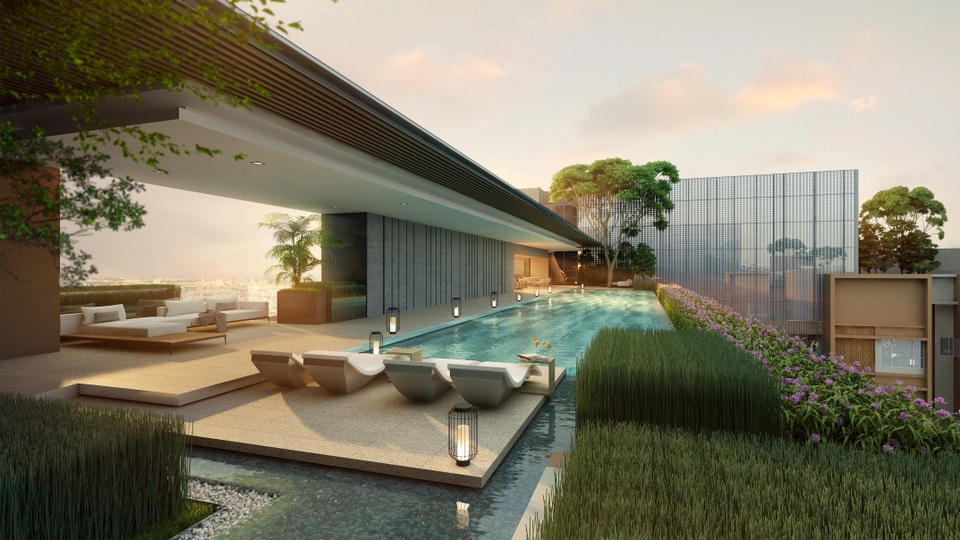 Ấn tượng khu tiện ích sang trọng The Sky Club tại dự án The Marq - 2 Ấn tượng khu tiện ích sang trọng The Sky Club tại dự án The Marq - 2
