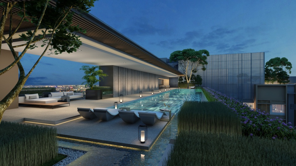 Ấn tượng khu tiện ích sang trọng The Sky Club tại dự án The Marq - 3 Ấn tượng khu tiện ích sang trọng The Sky Club tại dự án The Marq - 3