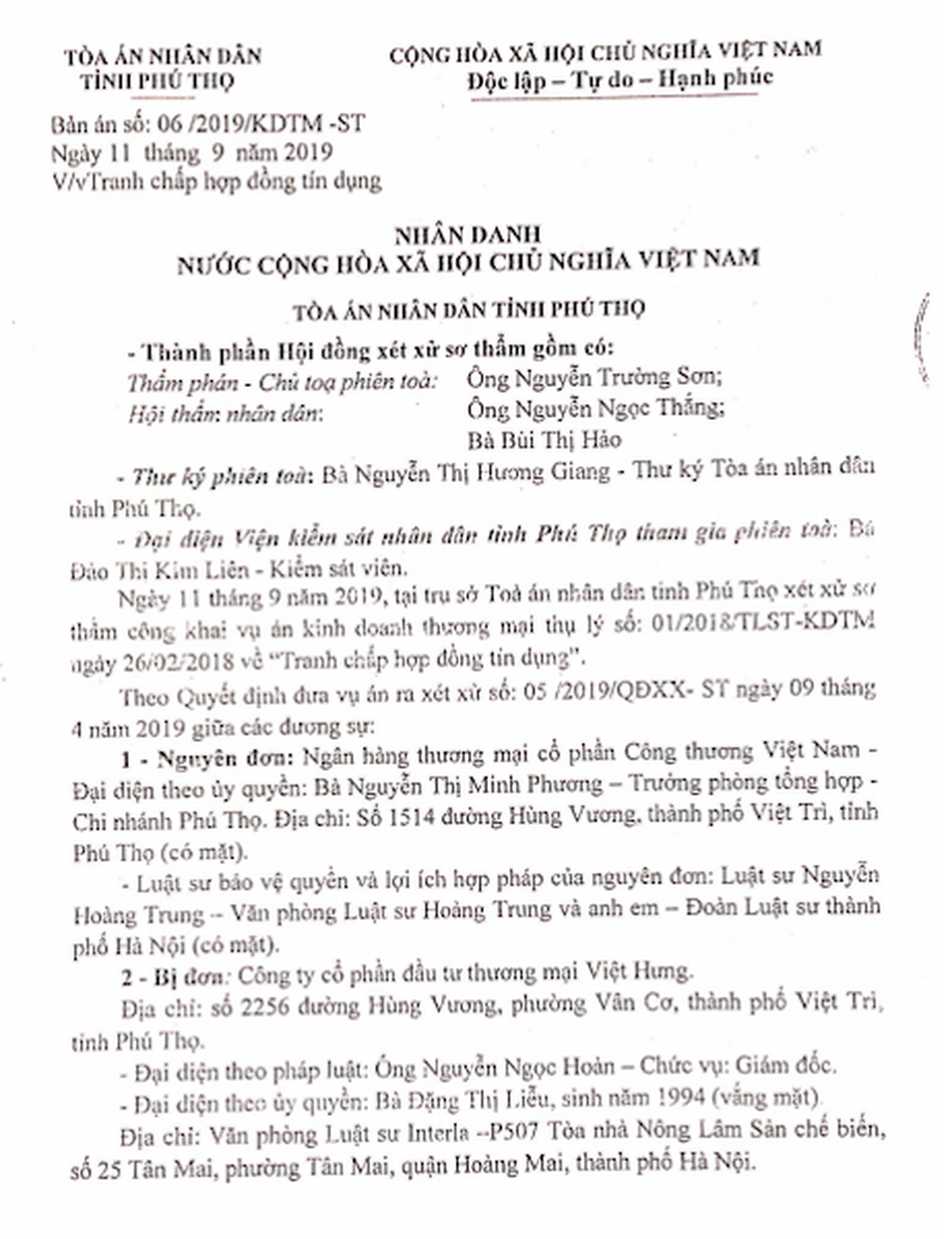 Vụ thi hành án “chấn động” TP Việt Trì: Bị bắt xử lại, Toà tỉnh Phú Thọ tuyên gì? - 5 Vụ thi hành án “chấn động” TP Việt Trì: Bị bắt xử lại, Toà tỉnh Phú Thọ tuyên gì? - 5