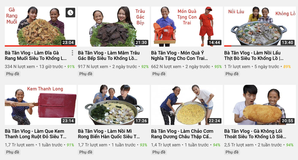 Bà Tân Vlog liên tục bị ném đá, lượt xem sụt giảm mạnh - 2 Bà Tân Vlog liên tục bị ném đá, lượt xem sụt giảm mạnh - 2