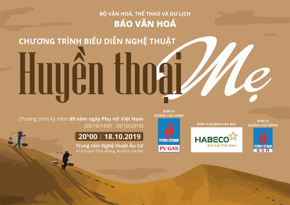 Chương trình nghệ thuật “Huyền thoại mẹ” - Món quà âm nhạc gửi tặng Mẹ - 1 Chương trình nghệ thuật “Huyền thoại mẹ” - Món quà âm nhạc gửi tặng Mẹ - 1