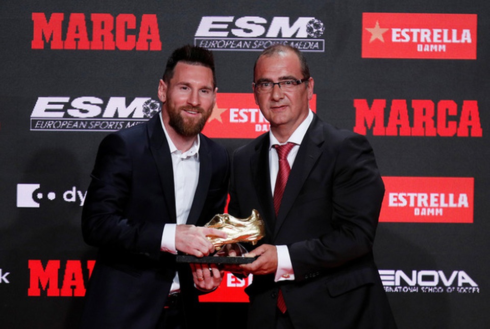 Messi lần thứ 6 nhận danh hiệu Chiếc giày vàng châu Âu - 2 Messi lần thứ 6 nhận danh hiệu Chiếc giày vàng châu Âu - 2
