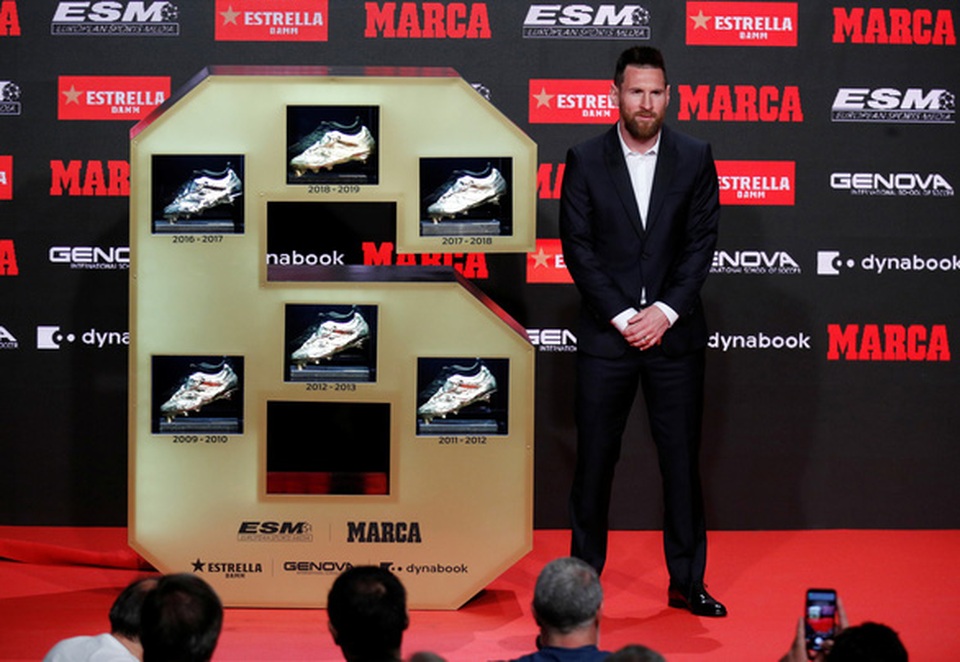 Messi lần thứ 6 nhận danh hiệu Chiếc giày vàng châu Âu - 3 Messi lần thứ 6 nhận danh hiệu Chiếc giày vàng châu Âu - 3