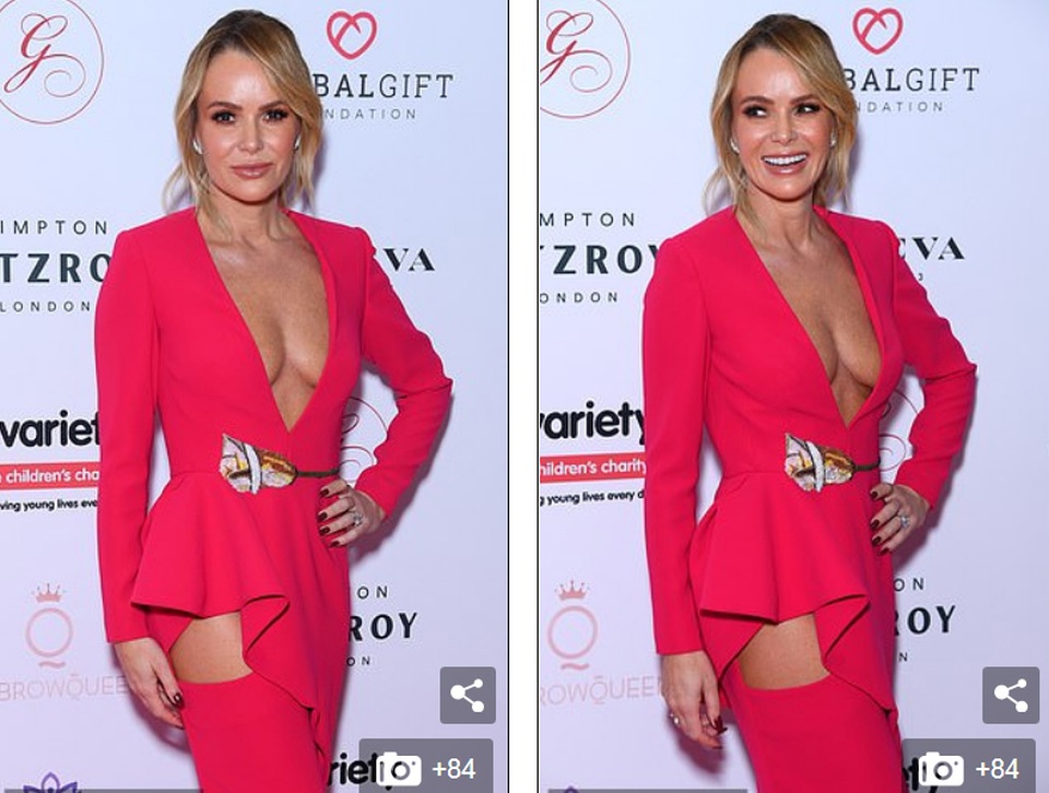 MC 48 tuổi Amanda Holden diện váy hở táo bạo - 4 MC 48 tuổi Amanda Holden diện váy hở táo bạo - 4