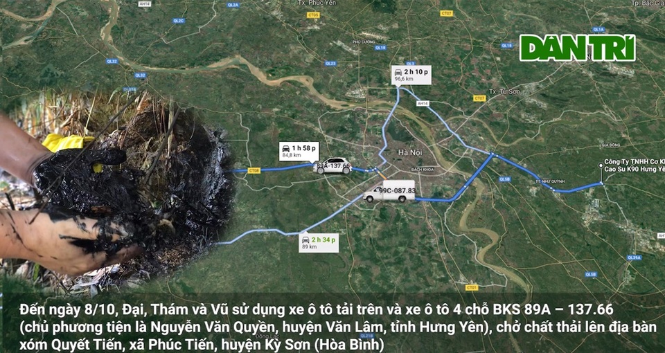 Manh mối nào khiến thủ phạm đổ chất thải “đầu độc” nguồn nước sông Đà bị bắt giữ? - 1 Manh mối nào khiến thủ phạm đổ chất thải “đầu độc” nguồn nước sông Đà bị bắt giữ? - 1