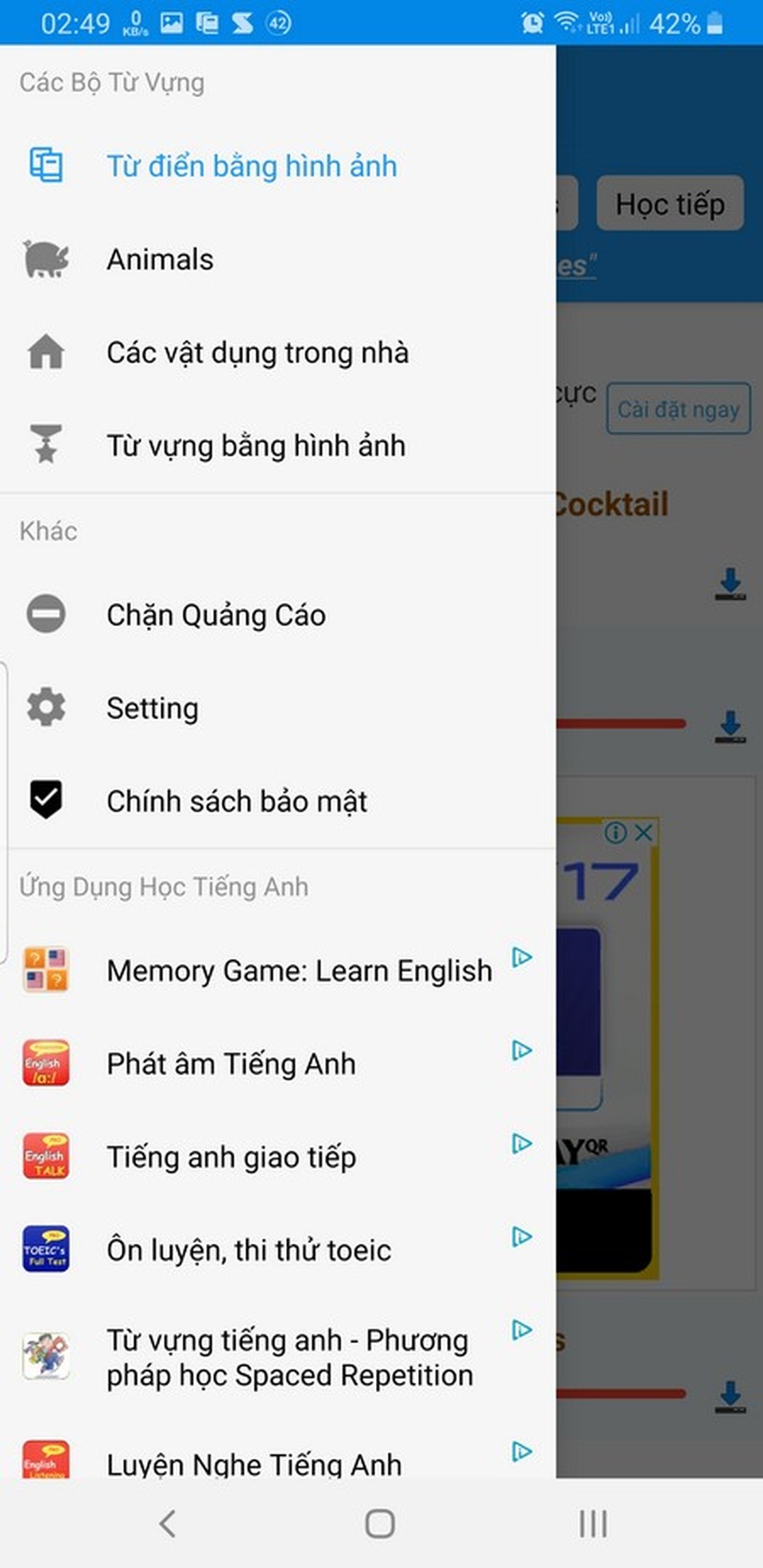 Ứng dụng giúp học từ vựng tiếng Anh bằng hình ảnh một cách đầy sinh động - 3 Ứng dụng giúp học từ vựng tiếng Anh bằng hình ảnh một cách đầy sinh động - 3