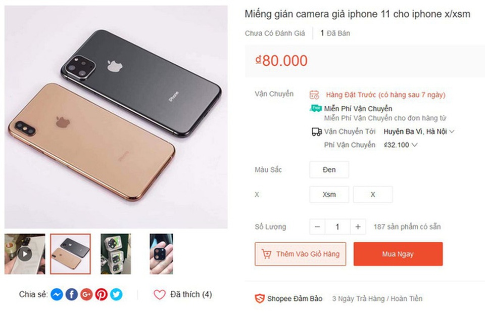 Phụ kiện hô biến iPhone cũ thành iPhone 11 khiến dân mạng phát sốt - 2 Phụ kiện hô biến iPhone cũ thành iPhone 11 khiến dân mạng phát sốt - 2