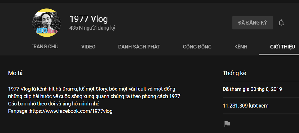 1977 Vlog “khủng” hơn cả Bà Tân Vlog: hơn 400 ngàn lượt đăng ký chỉ với vỏn vẹn 3 video - 3 1977 Vlog “khủng” hơn cả Bà Tân Vlog: hơn 400 ngàn lượt đăng ký chỉ với vỏn vẹn 3 video - 3