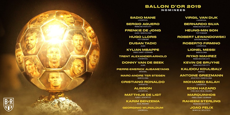 Messi, C.Ronaldo có tên ở danh sách đề cử Quả bóng vàng 2019 - 1 Messi, C.Ronaldo có tên ở danh sách đề cử Quả bóng vàng 2019 - 1