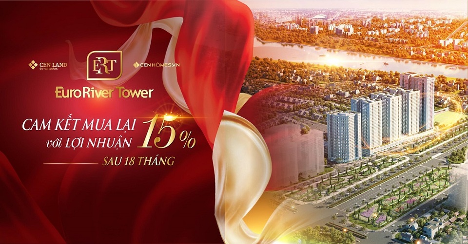 Euro River Tower “gây sốt” khi cam kết lợi nhuận 15% - 1 Euro River Tower “gây sốt” khi cam kết lợi nhuận 15% - 1
