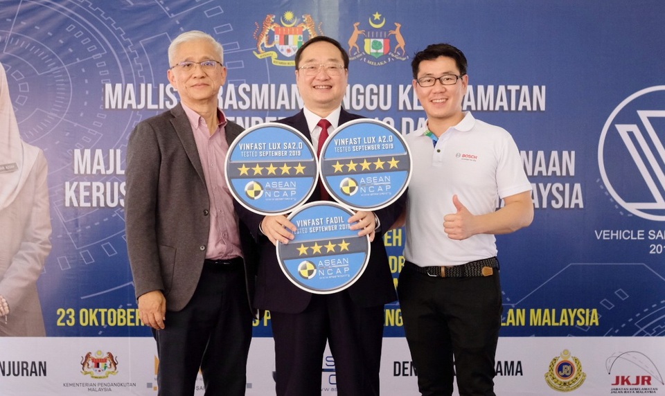 VinFast đạt chứng nhận an toàn ASEAN NCAP 5 sao cho Lux SA2.0 và Lux A2.0. và 4 sao cho Fadil - 2 VinFast đạt chứng nhận an toàn ASEAN NCAP 5 sao cho Lux SA2.0 và Lux A2.0. và 4 sao cho Fadil - 2