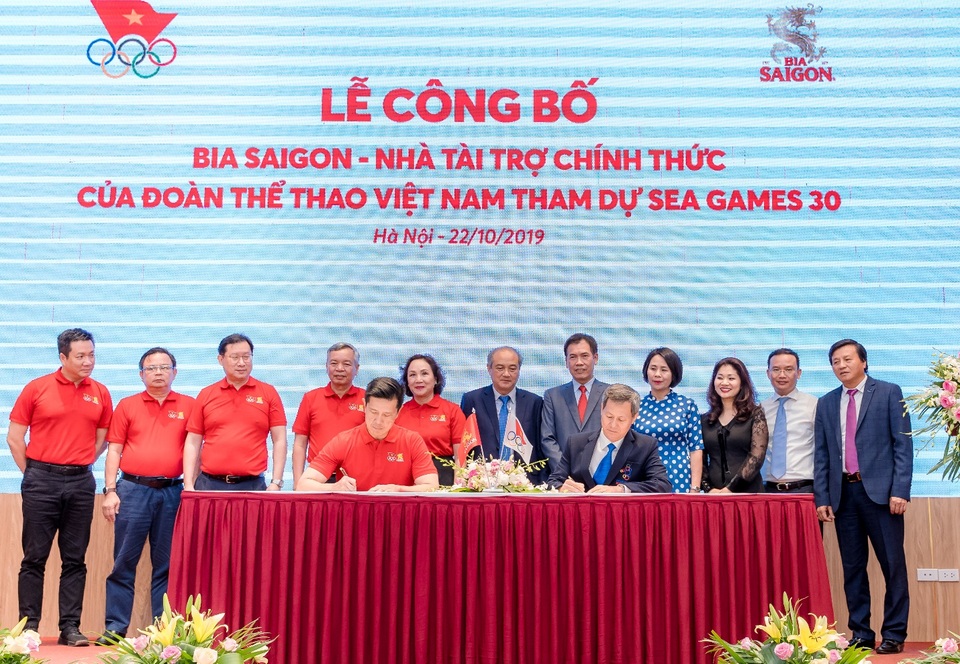 Bia Saigon tự hào là nhà tài trợ cho Đoàn thể thao Việt Nam tham dự SEA Games 30 - 2