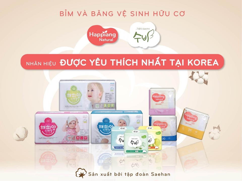 Doanh nghiệp ngoại gia nhập thị trường Việt với sản phẩm tã bỉm hữu cơ - 3 Doanh nghiệp ngoại gia nhập thị trường Việt với sản phẩm tã bỉm hữu cơ - 3