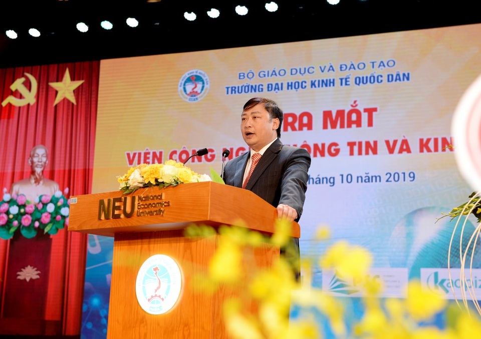 Trường ĐH Kinh tế quốc dân ra mắt Viện Công nghệ thông tin và Kinh tế số - 1 Trường ĐH Kinh tế quốc dân ra mắt Viện Công nghệ thông tin và Kinh tế số - 1