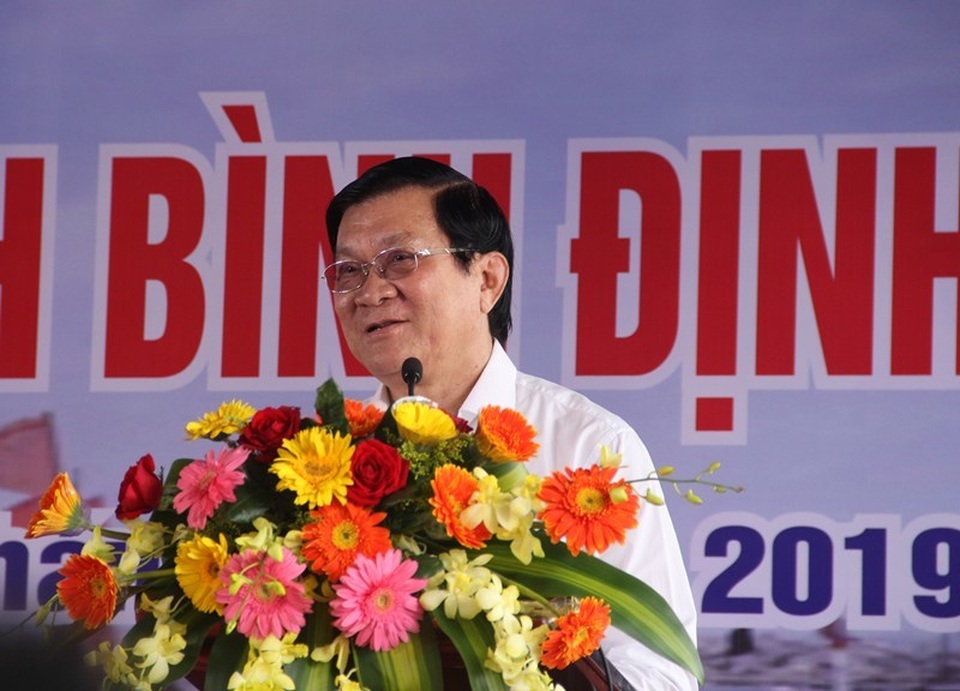 Nguyên Chủ tịch nước Trương Tấn Sang kêu gọi chi viện giúp ngư dân Bình Định gỡ “thẻ vàng” - 1 Nguyên Chủ tịch nước Trương Tấn Sang kêu gọi chi viện giúp ngư dân Bình Định gỡ “thẻ vàng” - 1