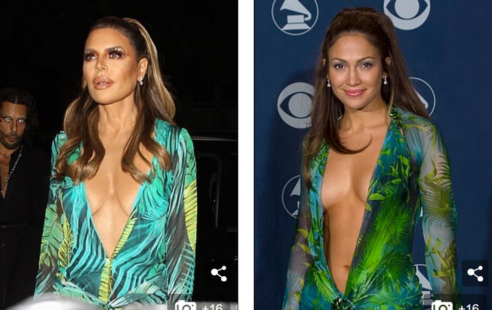 Người đẹp U60 Lisa Rinna diện váy táo bạo bắt chước Jennifer Lopez - 4 Người đẹp U60 Lisa Rinna diện váy táo bạo bắt chước Jennifer Lopez - 4