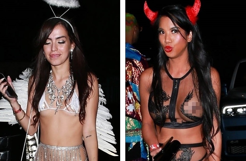 Dàn người đẹp mặc táo bạo tại tiệc Halloween của Paris Hilton - 8