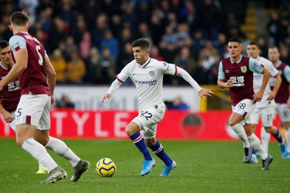Pulisic lập hat-trick, Chelsea dễ dàng vượt qua Burnley - 3 Pulisic lập hat-trick, Chelsea dễ dàng vượt qua Burnley - 3