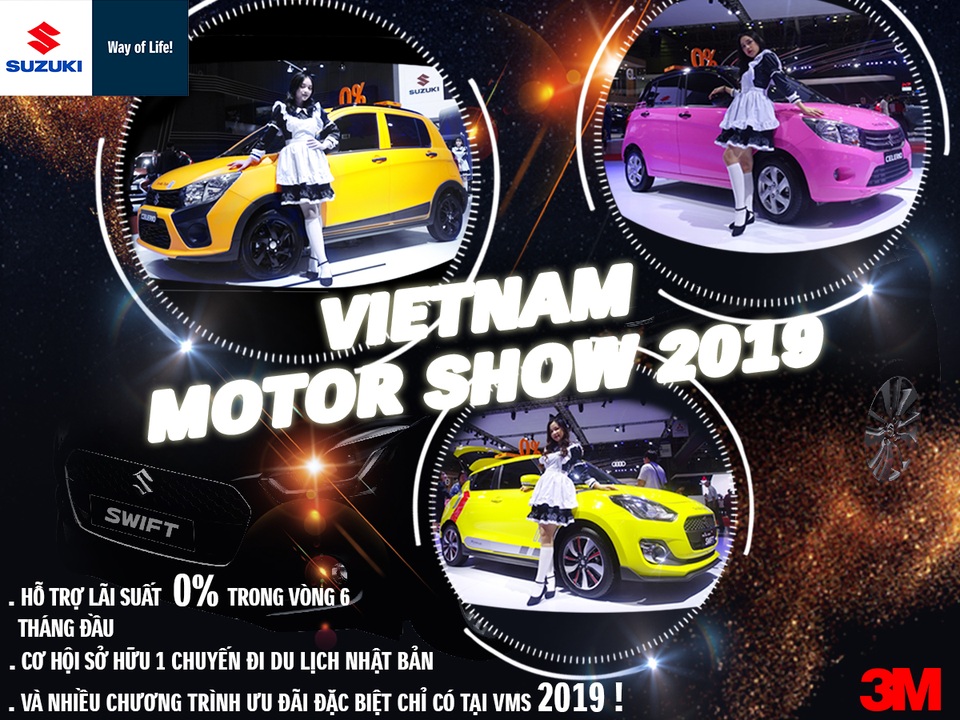 Chiêm ngưỡng vẻ thể thao của Suzuki Swift tại Triển lãm ô tô Việt Nam 2019 - 1 Chiêm ngưỡng vẻ thể thao của Suzuki Swift tại Triển lãm ô tô Việt Nam 2019 - 1