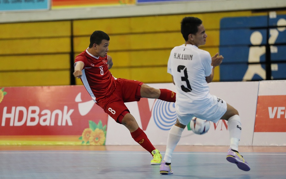 Những khoảnh khắc đội tuyển futsal Việt Nam giành vé dự giải châu Á - 6 Những khoảnh khắc đội tuyển futsal Việt Nam giành vé dự giải châu Á - 6