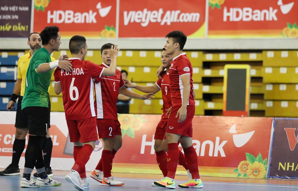 Những khoảnh khắc đội tuyển futsal Việt Nam giành vé dự giải châu Á - 8 Những khoảnh khắc đội tuyển futsal Việt Nam giành vé dự giải châu Á - 8