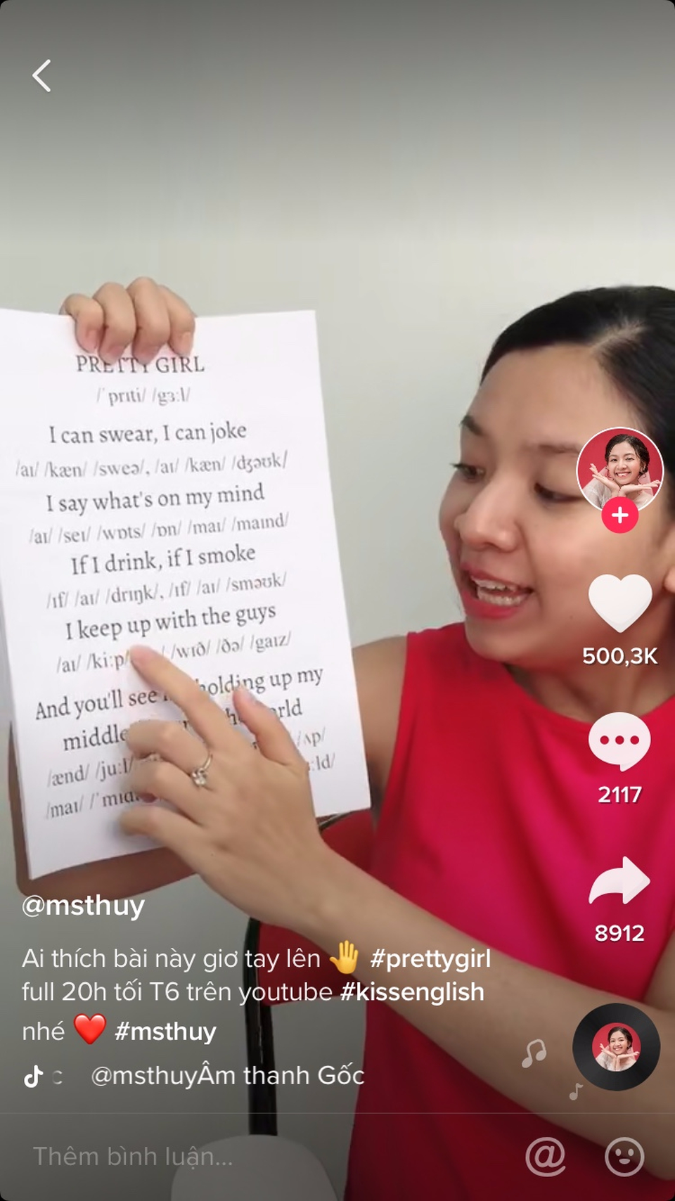 Học tiếng anh trên TikTok – Chuyện tưởng đùa hóa thật - 2 Học tiếng anh trên TikTok – Chuyện tưởng đùa hóa thật - 2
