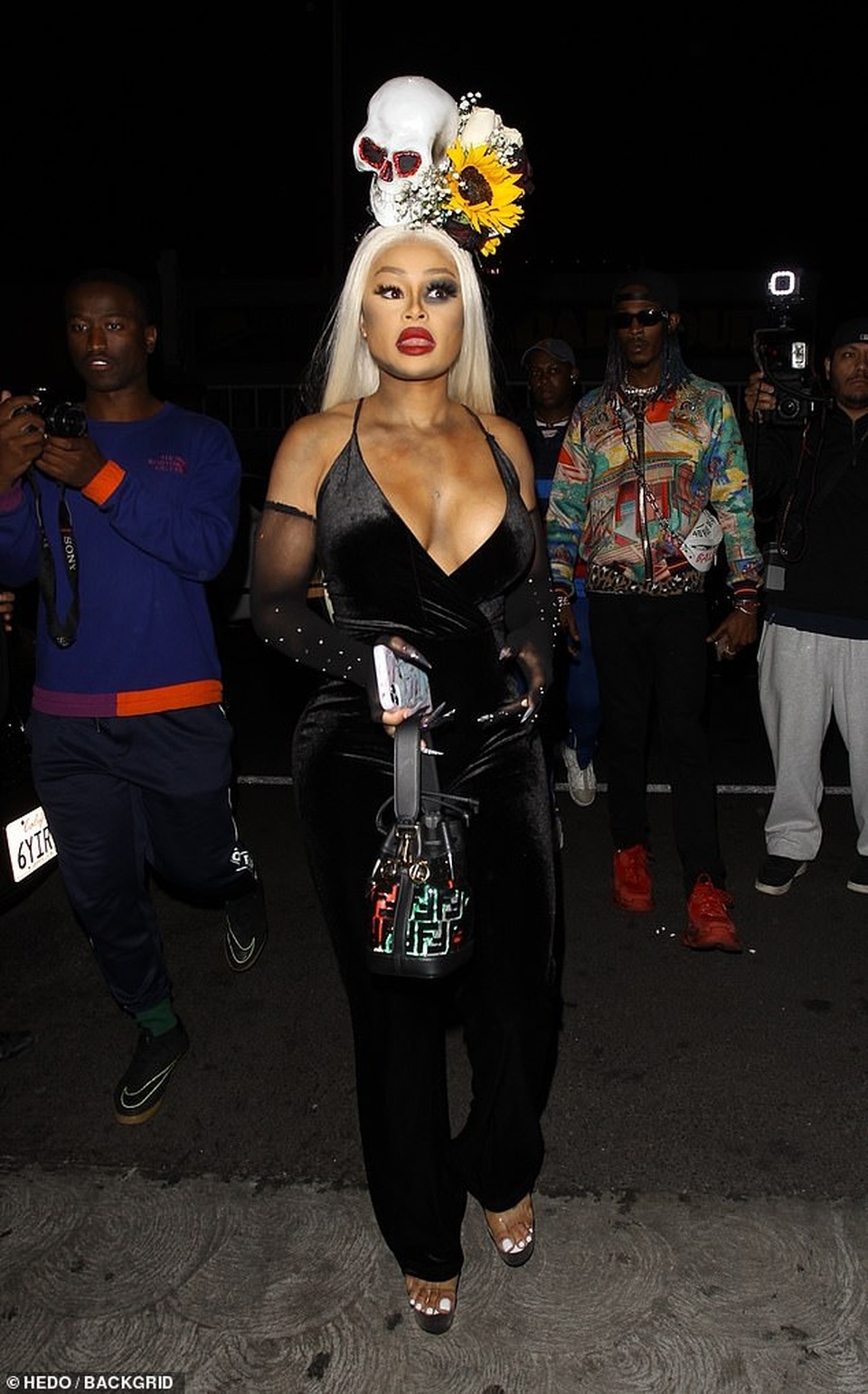 Blac Chyna hóa trang kỳ dị, mặc hở bạo đi chơi Halloween - 1 Blac Chyna hóa trang kỳ dị, mặc hở bạo đi chơi Halloween - 1