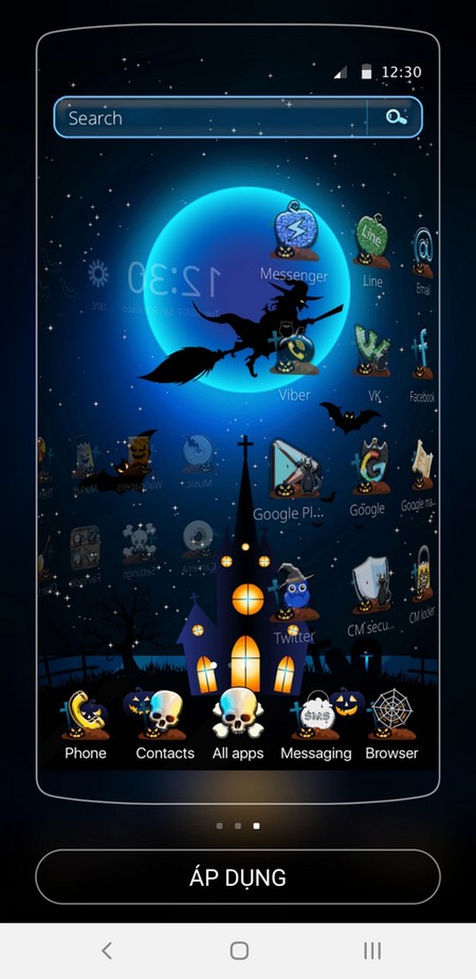 Bộ giao diện thú vị giúp “hóa trang” cho smartphone để đón Halloween - 2 Bộ giao diện thú vị giúp “hóa trang” cho smartphone để đón Halloween - 2
