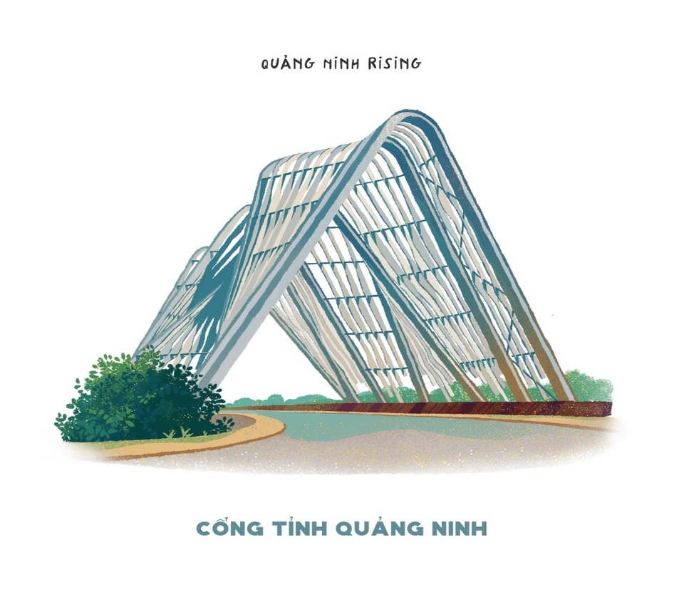 Ngắm những công trình tiêu biểu của Quảng Ninh qua những hình vẽ độc đáo - 5 Ngắm những công trình tiêu biểu của Quảng Ninh qua những hình vẽ độc đáo - 5