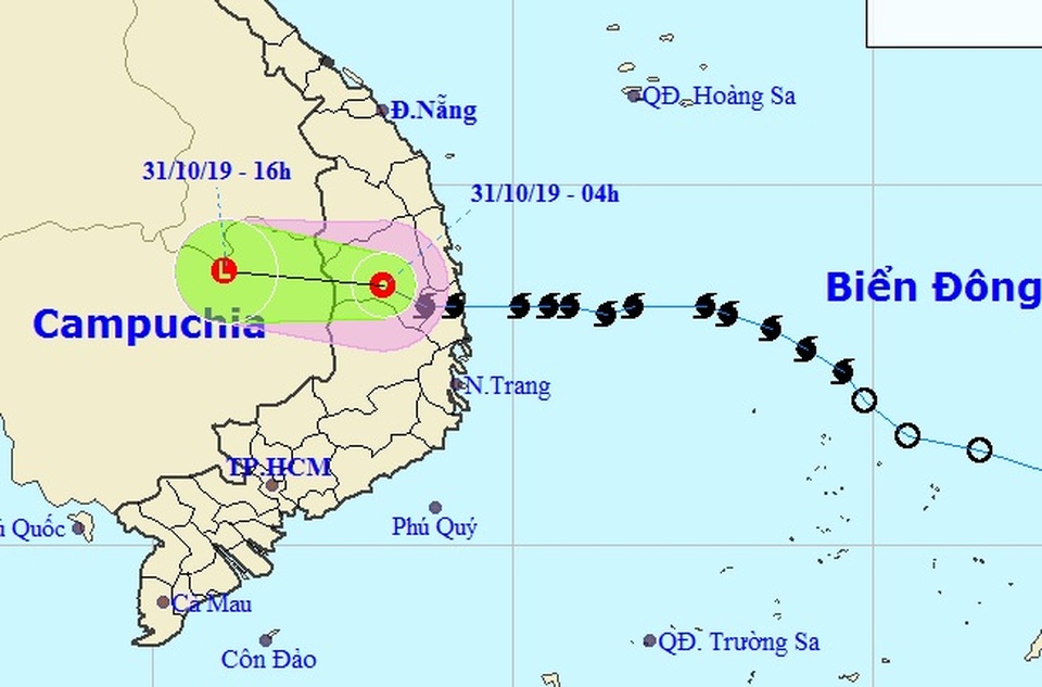 Bão số 5 suy yếu thành áp thấp nhiệt đới, nhiều nơi tiếp tục mưa to - 1 Bão số 5 suy yếu thành áp thấp nhiệt đới, nhiều nơi tiếp tục mưa to - 1