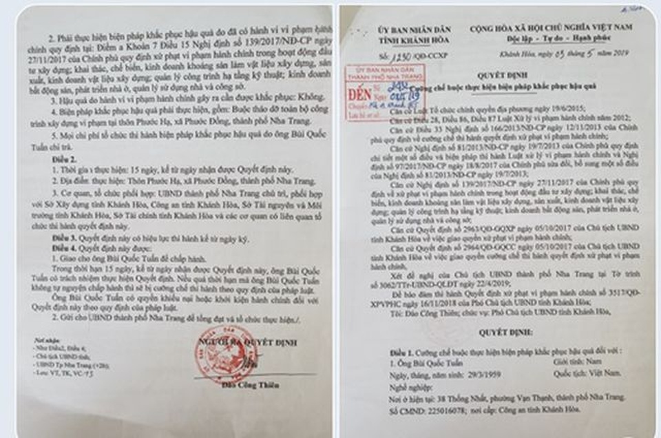 Chủ showroom đón khách Trung Quốc “chây ì” tháo dỡ: Lãnh đạo TP Nha Trang nói gì? - 3