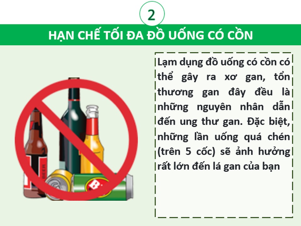 Những “nguyên tắc vàng” giúp bảo vệ cơ thể khỏi ung thư gan - 2 Những “nguyên tắc vàng” giúp bảo vệ cơ thể khỏi ung thư gan - 2