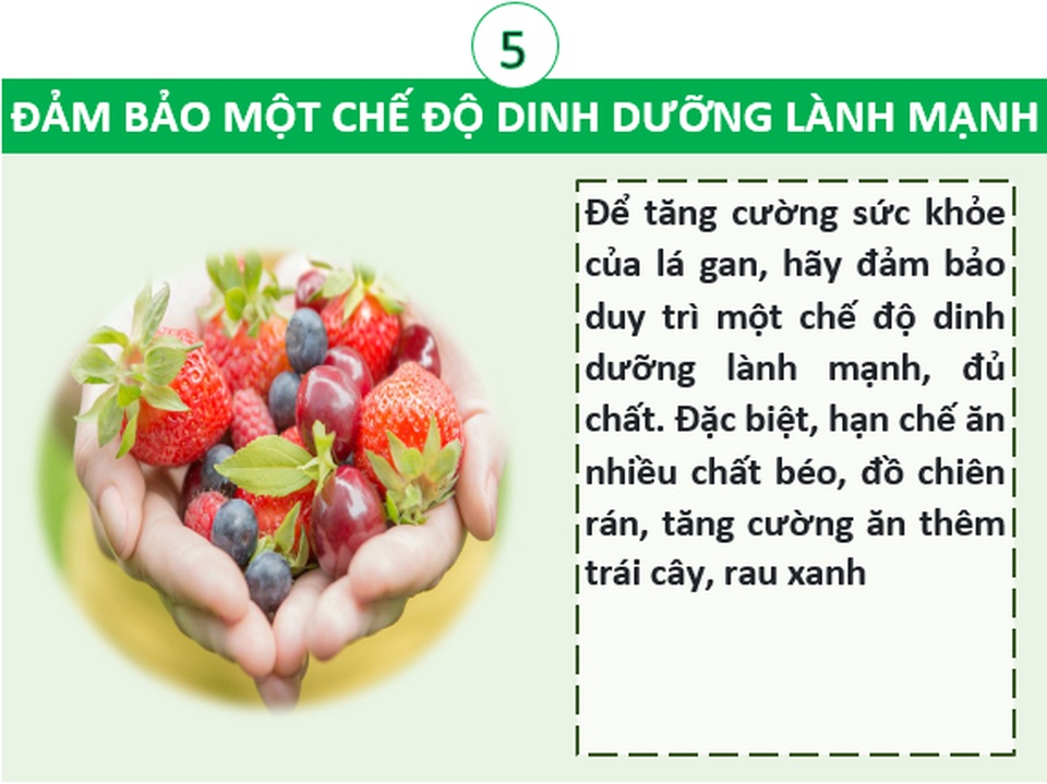 Những “nguyên tắc vàng” giúp bảo vệ cơ thể khỏi ung thư gan - 5 Những “nguyên tắc vàng” giúp bảo vệ cơ thể khỏi ung thư gan - 5