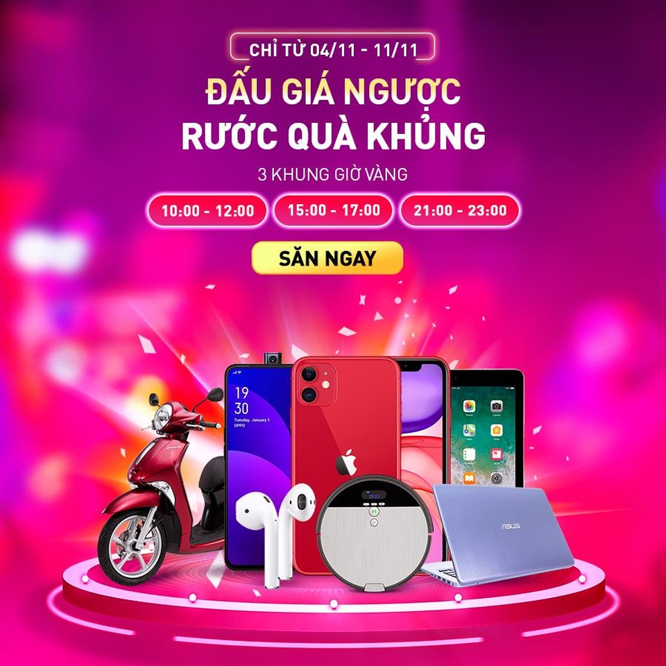 Adayroi tung khuyến mại “khủng” đón ngày Lễ độc thân 11/11 - 2 Adayroi tung khuyến mại “khủng” đón ngày Lễ độc thân 11/11 - 2