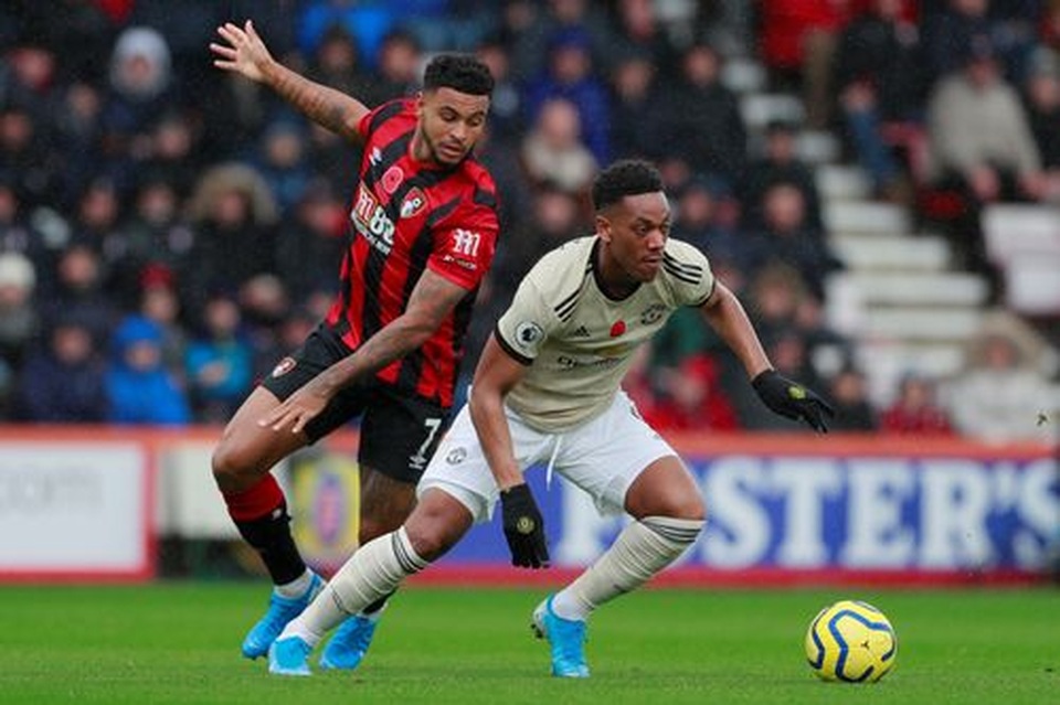 Bournemouth 1-0 Man Utd: “Quỷ đỏ” trở lại mặt đất - 8 Bournemouth 1-0 Man Utd: “Quỷ đỏ” trở lại mặt đất - 8