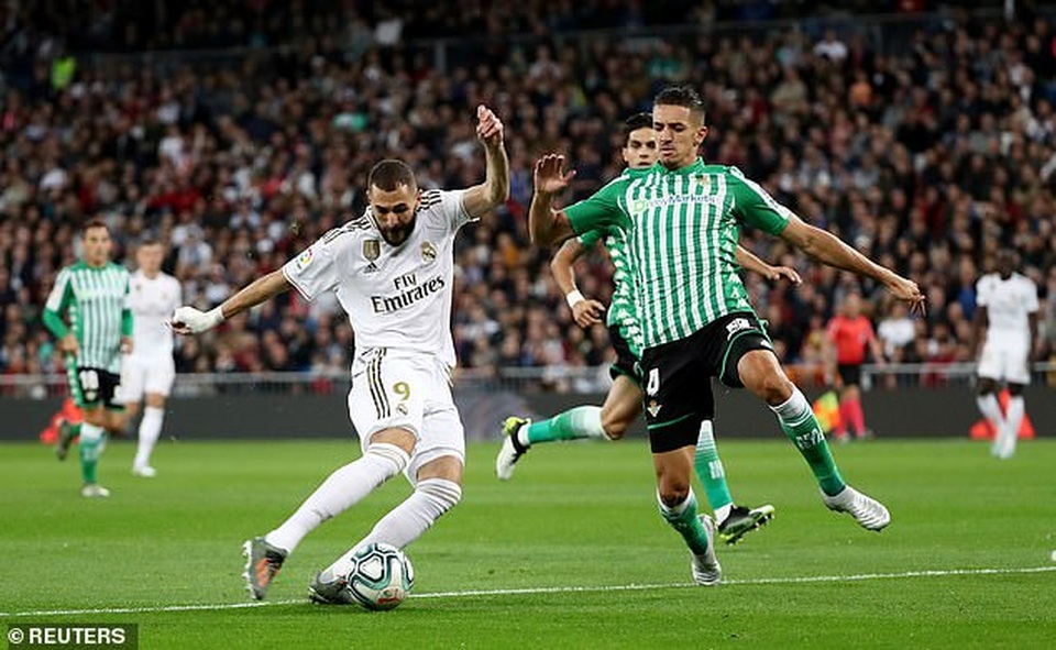Hòa thất vọng Betis, Real Madrid lỡ cơ hội soán ngôi Barcelona - 7 Hòa thất vọng Betis, Real Madrid lỡ cơ hội soán ngôi Barcelona - 7