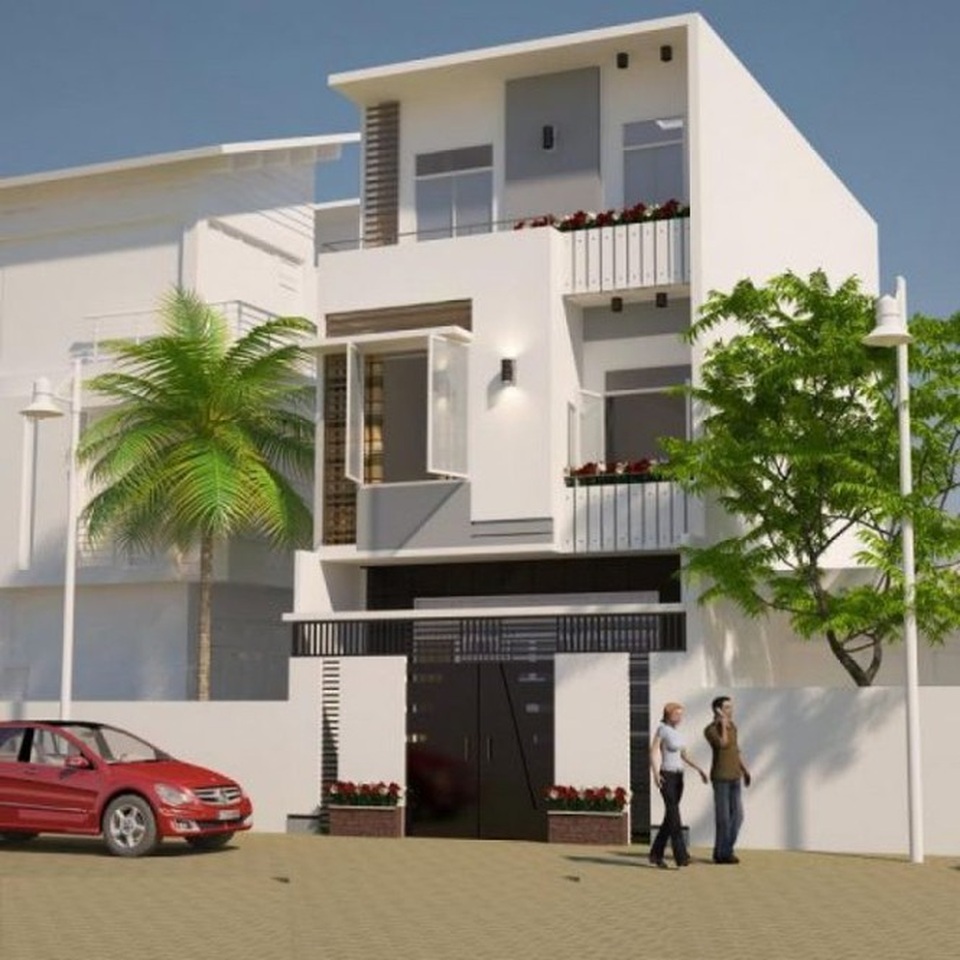 Mẫu nhà phố 80m2 chi phí 1 tỷ đồng đẹp nổi bật, cuốn hút - 1 Mẫu nhà phố 80m2 chi phí 1 tỷ đồng đẹp nổi bật, cuốn hút - 1