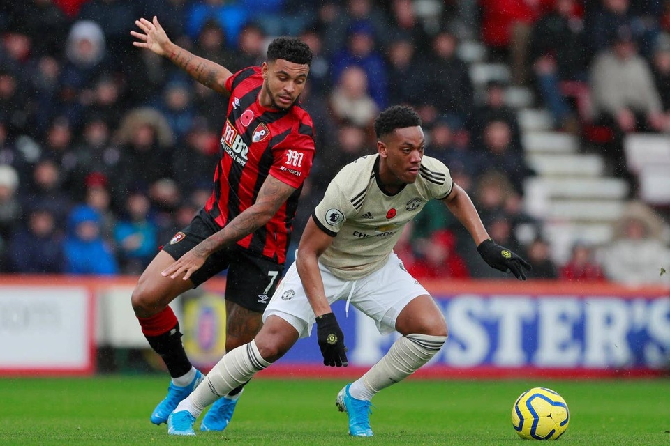 Nhìn lại trận thua tệ hại của Man Utd trên sân Bournemouth - 6 Nhìn lại trận thua tệ hại của Man Utd trên sân Bournemouth - 6